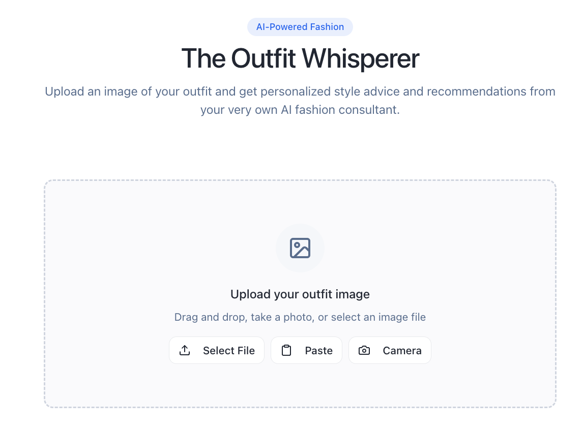 The Outfit Whisperer - AI Fashion Consultant